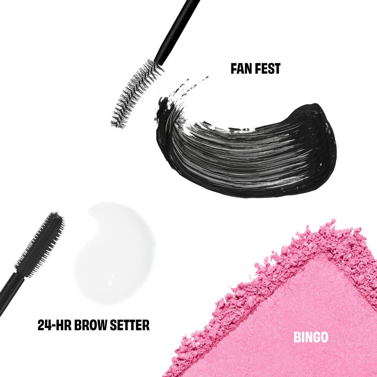 BENEFIT - Kit Benebingo: Máscara Fan Fest + 24 Hr Brow Setter + Rubor Bingo Benefit