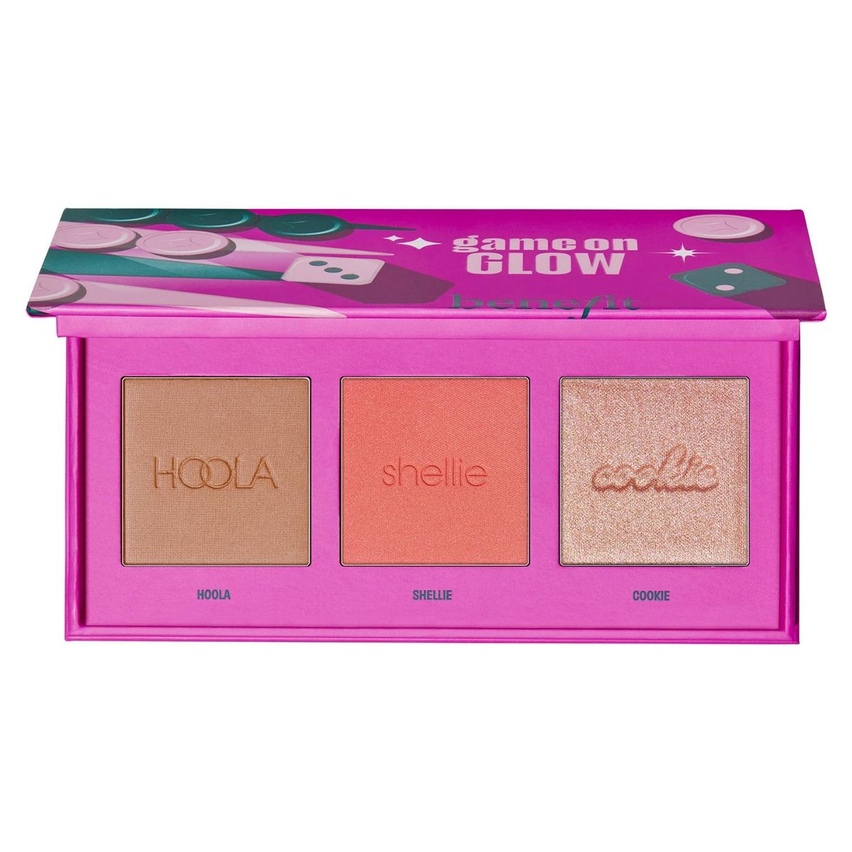 BENEFIT - Paleta Game On Glow: Bronzer + Iluminador Y Rubor Benefit