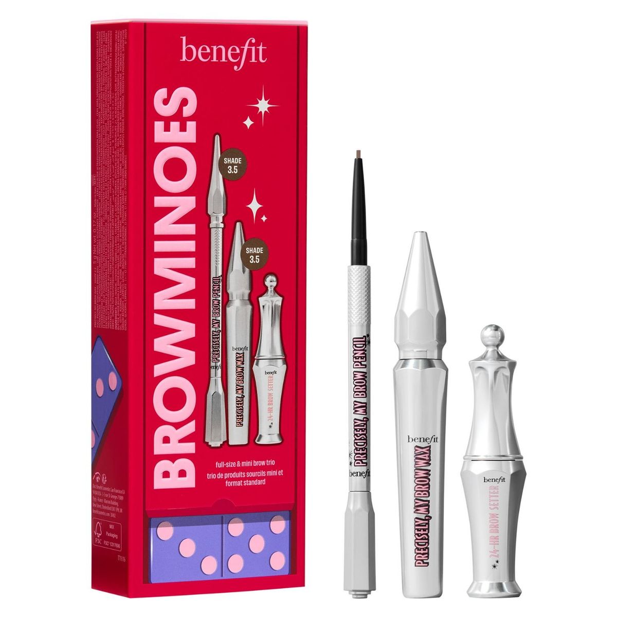 BENEFIT - Kit Browminoes: 3 Productos Para Cejas Benefit