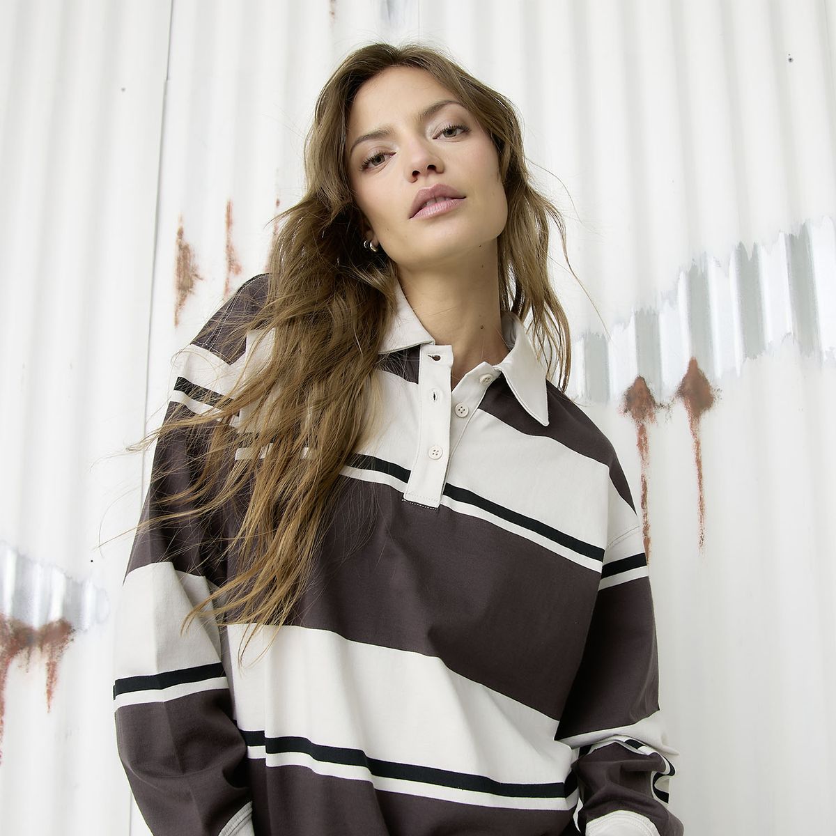 AMERICANINO - Polera Manga Larga Algodón Mujer Americanino