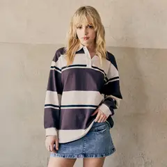 AMERICANINO - Polera Manga Larga Algodón Mujer