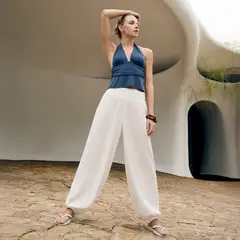 SYBILLA - Pantalón Balloon Mujer