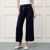 Pantalón Wide Leg Tiro Alto Mujer