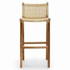 BASEMENT HOME - Silla De Bar Grand Mindi Rattan
