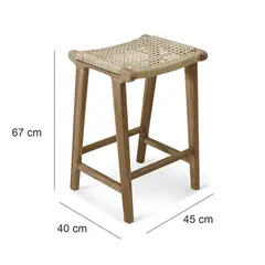 BASEMENT HOME - Piso De Bar Grand Mindi Rattan