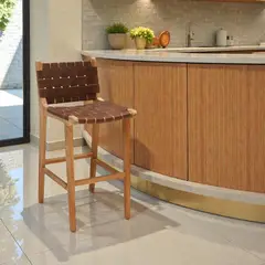 BASEMENT HOME - Silla De Bar Grand Mindi Café Strap