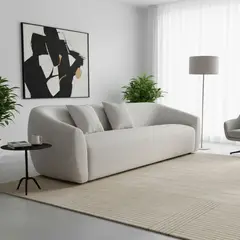 BASEMENT HOME - Sofá Curvo Sienna Beige