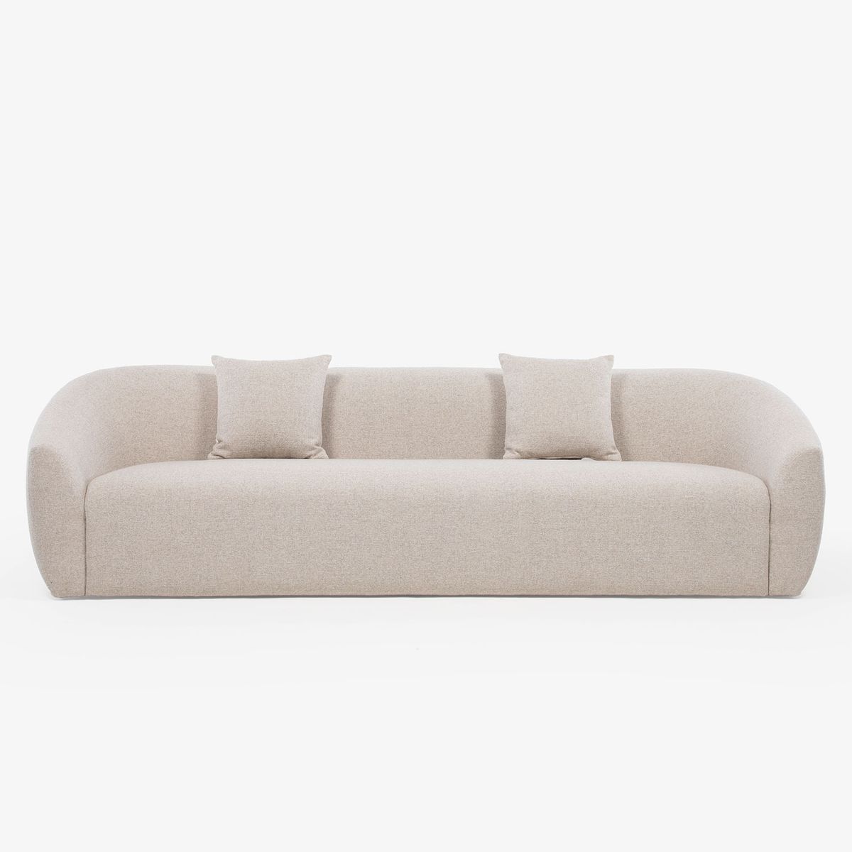 BASEMENT HOME - Sofá Curvo Sienna Beige Basement Home