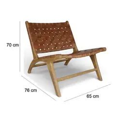 BASEMENT HOME - Sitial Grand Mindi Straps Caramelo