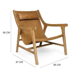 BASEMENT HOME - Poltrona Cuero Grand Saferi