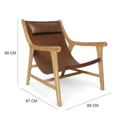 BASEMENT HOME - Poltrona Cuero Grand Saferi