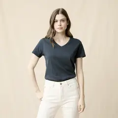 LA MARTINA - Polera Manga Corta Mujer