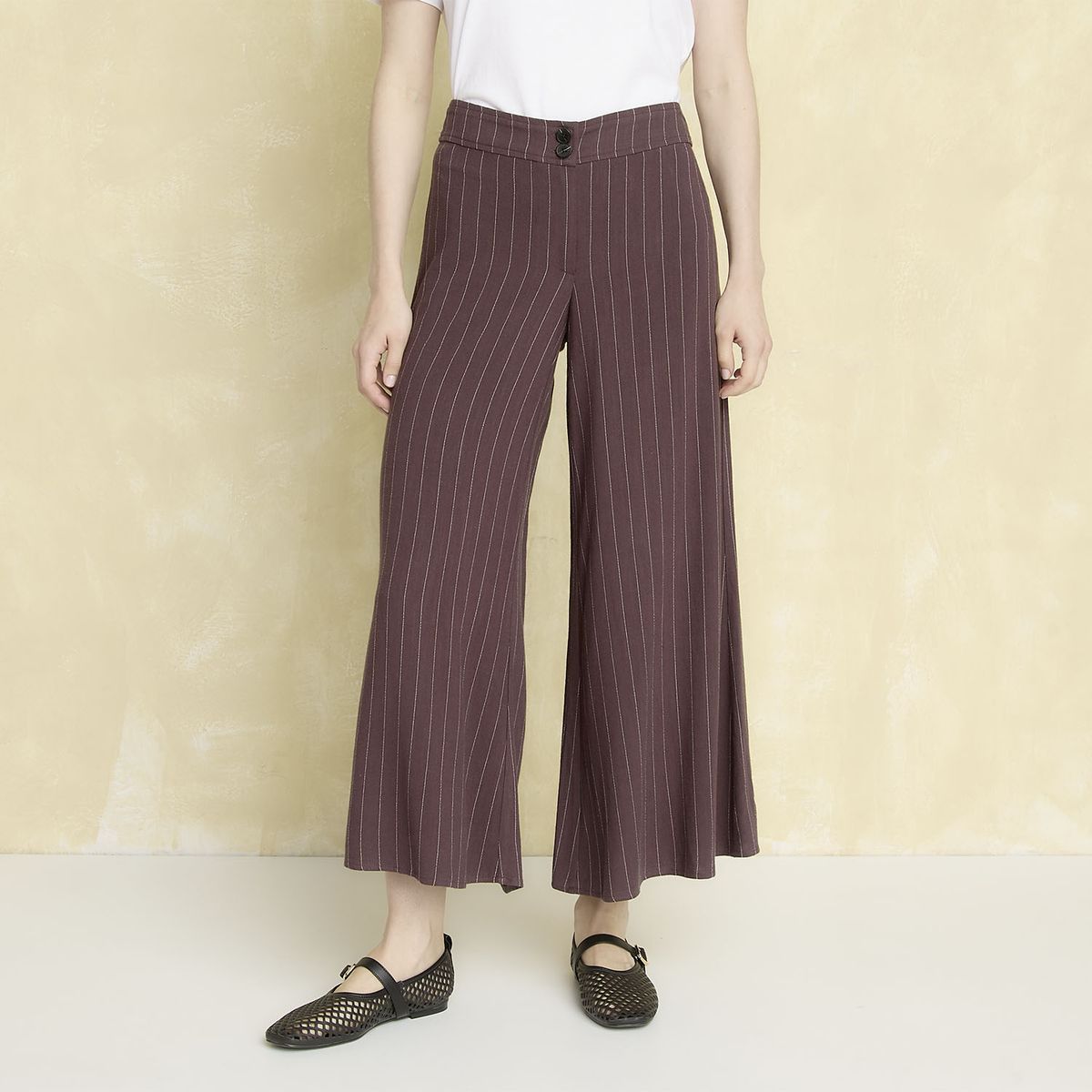 UNIVERSITY CLUB - Pantalón Classic Fit Tiro Alto Mujer University Club