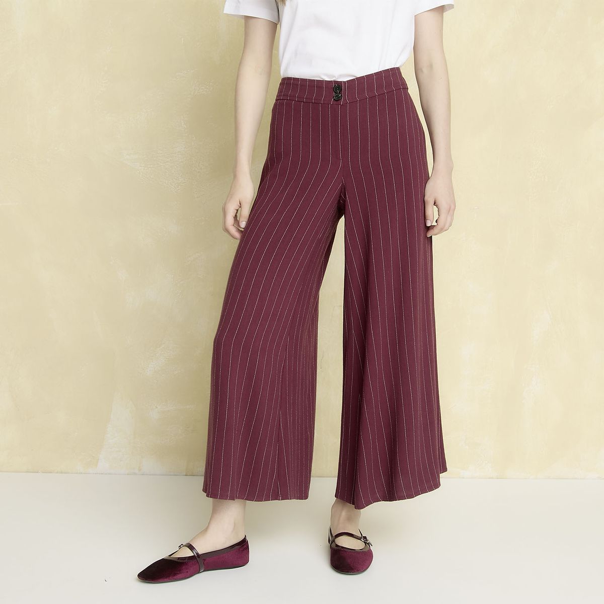 UNIVERSITY CLUB - Pantalón Classic Fit Tiro Alto Mujer University Club