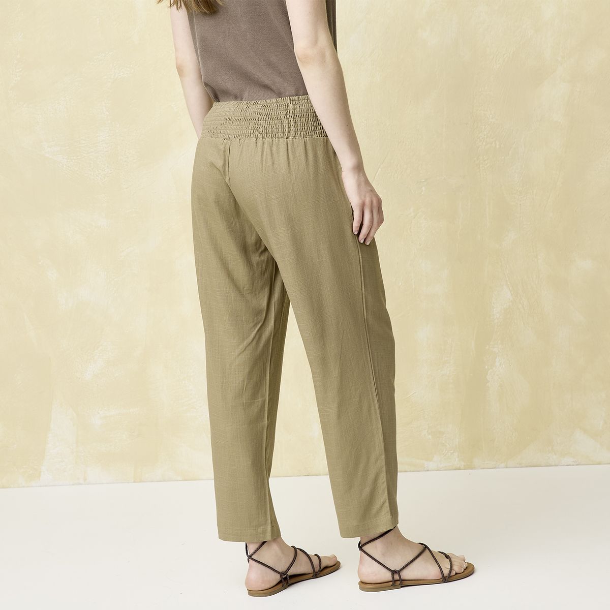 UNIVERSITY CLUB - Pantalón Classic Fit Tiro Alto Mujer University Club