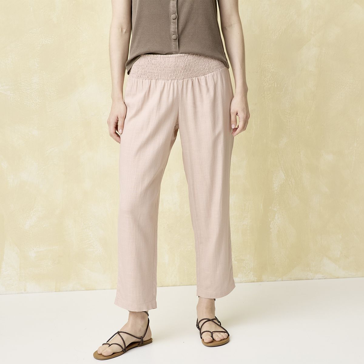 UNIVERSITY CLUB - Pantalón Classic Fit Tiro Alto Mujer University Club