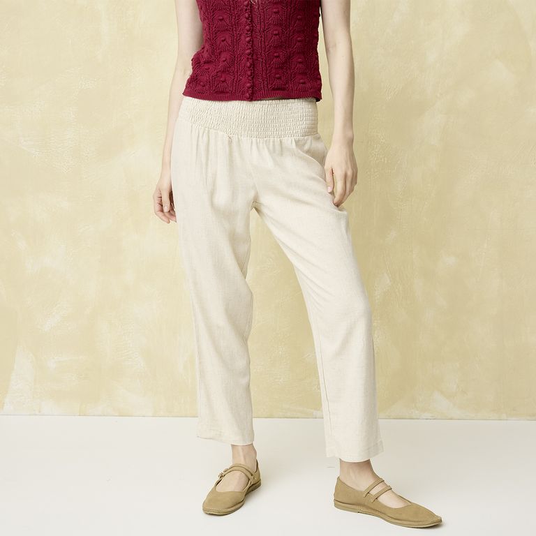 Pantalón Classic Fit Tiro Alto Mujer