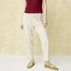 UNIVERSITY CLUB - Pantalón Classic Fit Tiro Alto Mujer