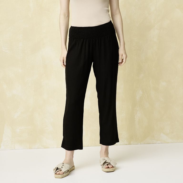 Pantalón Classic Fit Tiro Alto Mujer