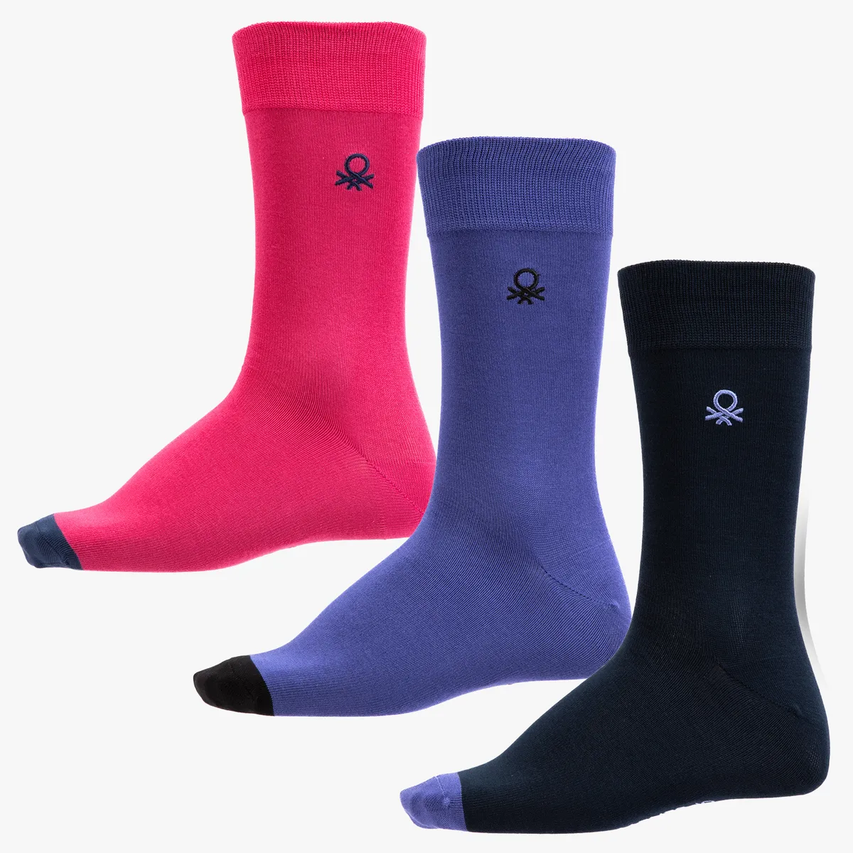 BENETTON - Pack De 3 Calcetines Sport Hombre Benetton