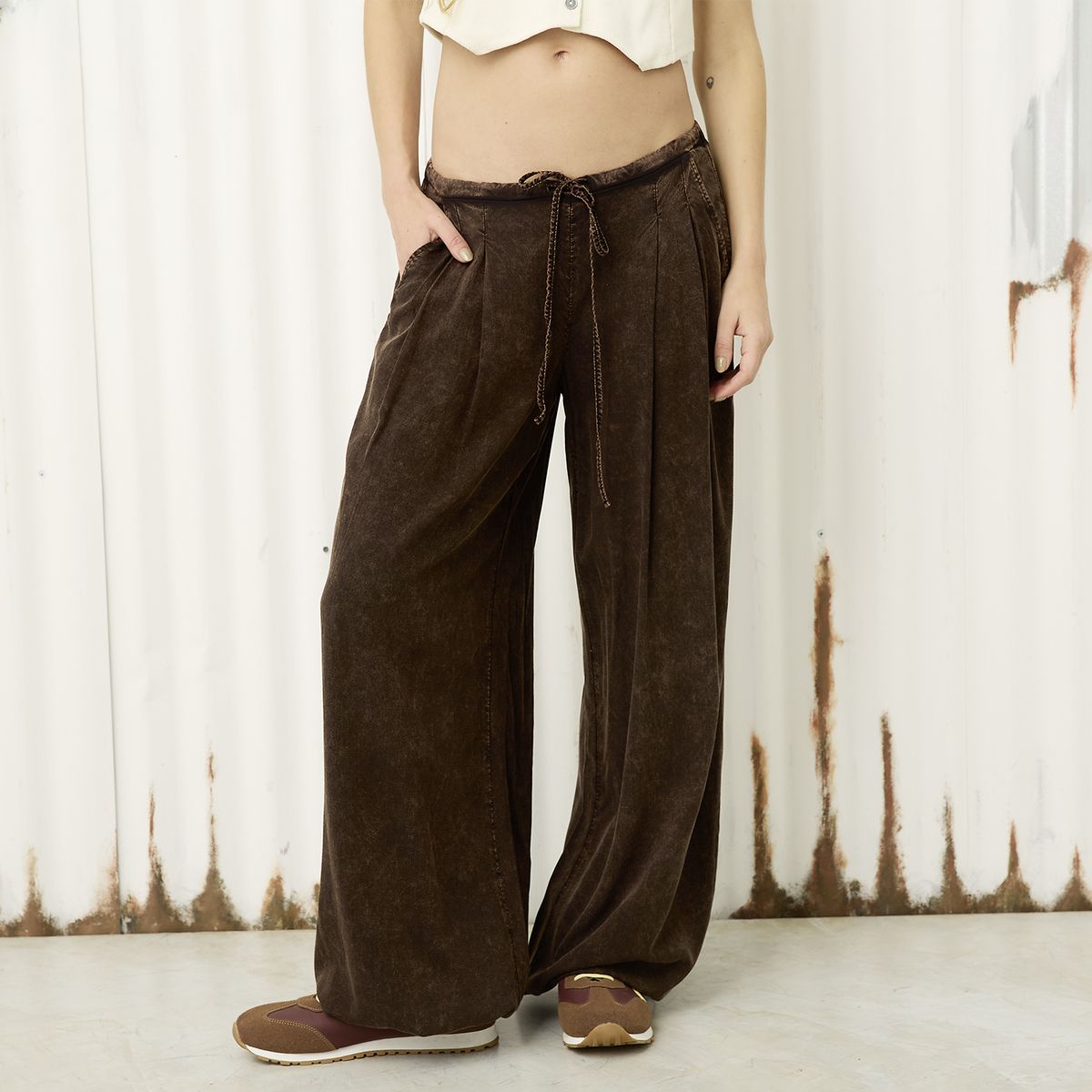 AMERICANINO - Pantalón Ballon Tiro Medio Mujer Americanino