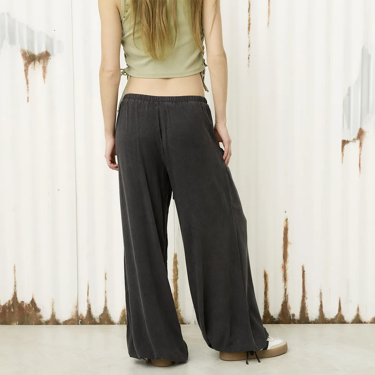 AMERICANINO - Pantalón Ballon Tiro Medio Mujer Americanino