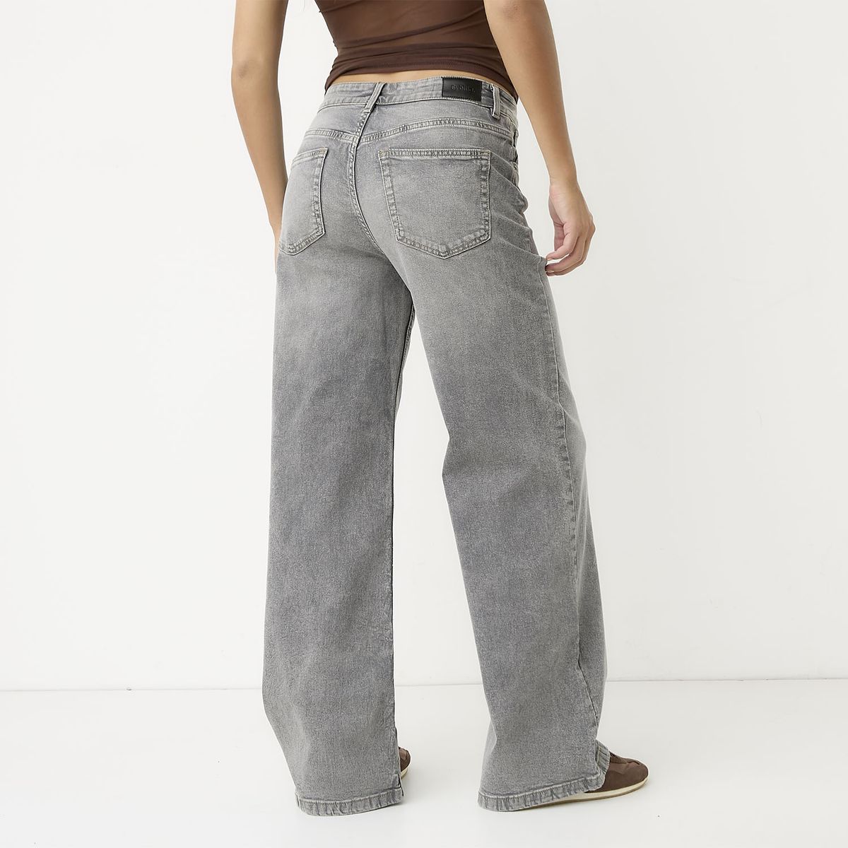 SYBILLA - Jeans Wide Leg Tiro Alto Mujer Sybilla