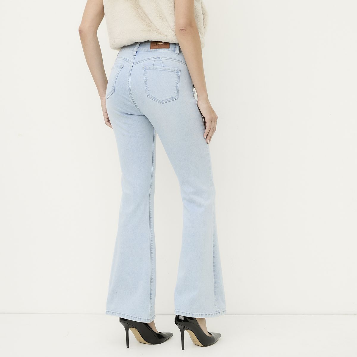 MOSSIMO - Jeans Flare Mujer Mossimo