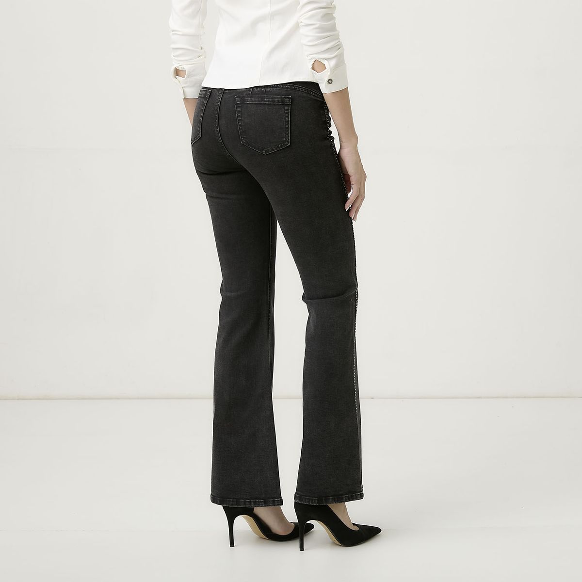 MOSSIMO - Jeans Flare Mujer Mossimo