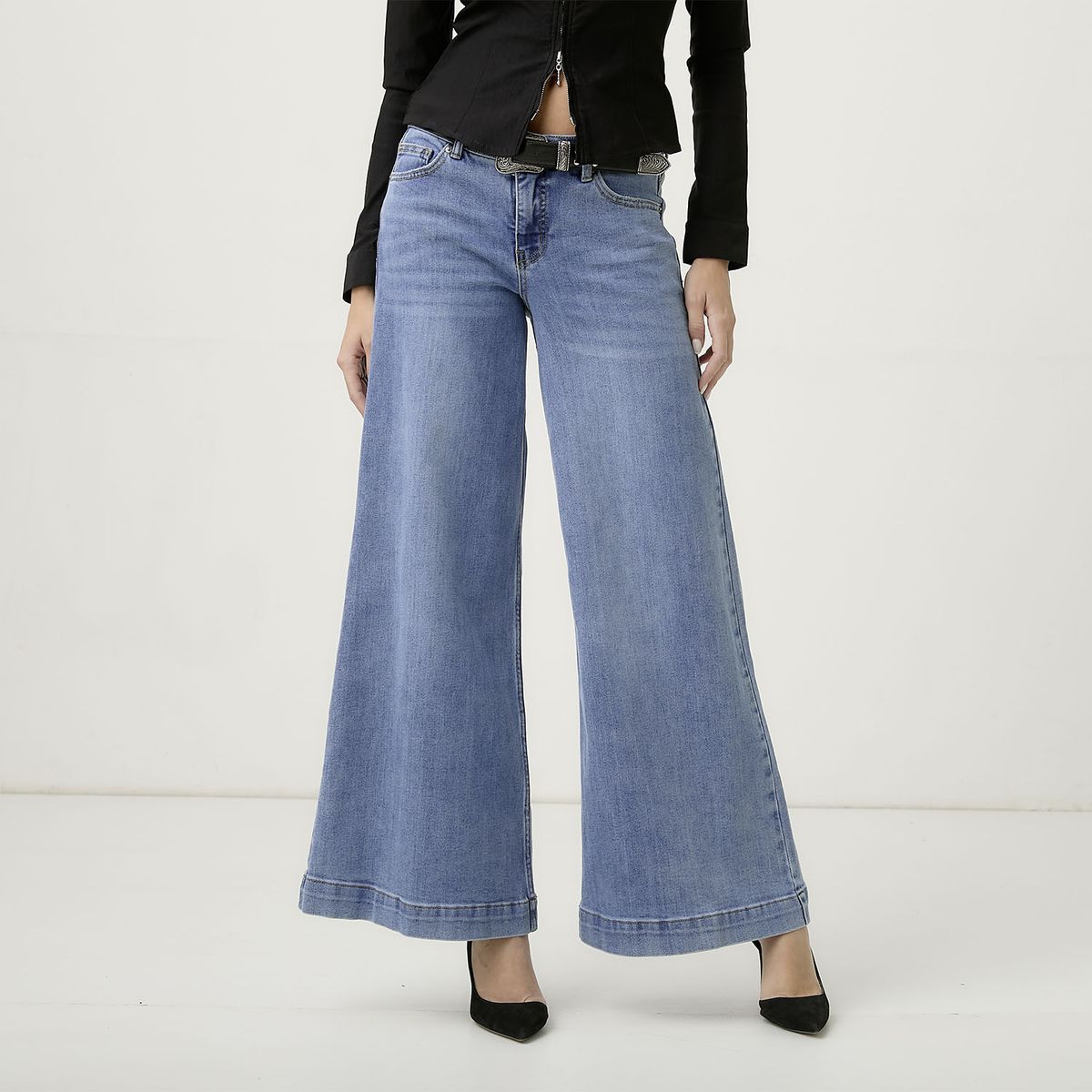 MOSSIMO - Jeans Straight Mujer Mossimo