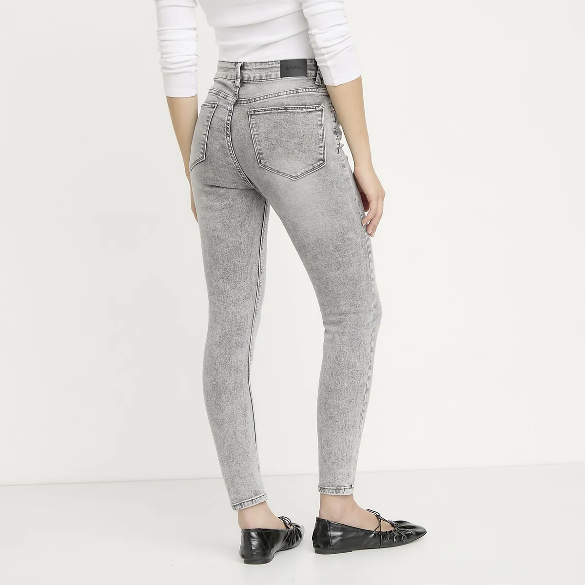 SYBILLA - Jeans Skinny Tiro Alto Mujer Sybilla