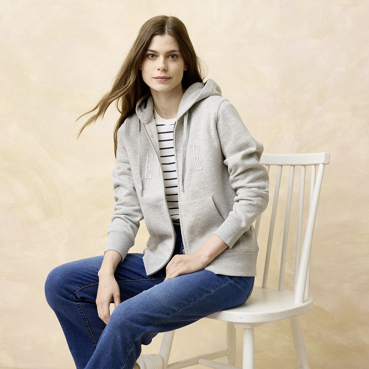 ELLE - Polerón Algodón Mujer Elle