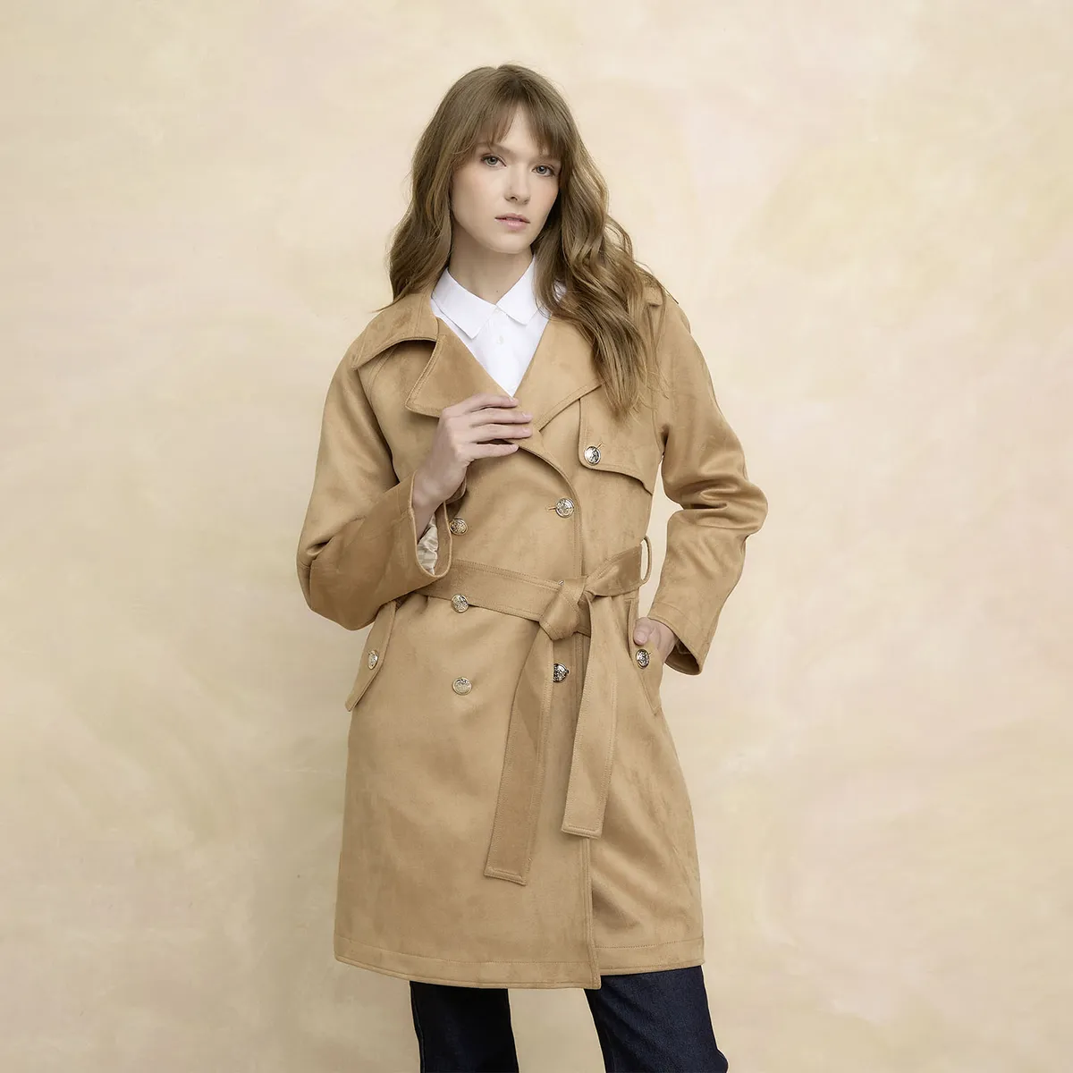 ELLE - Trench Mujer Elle
