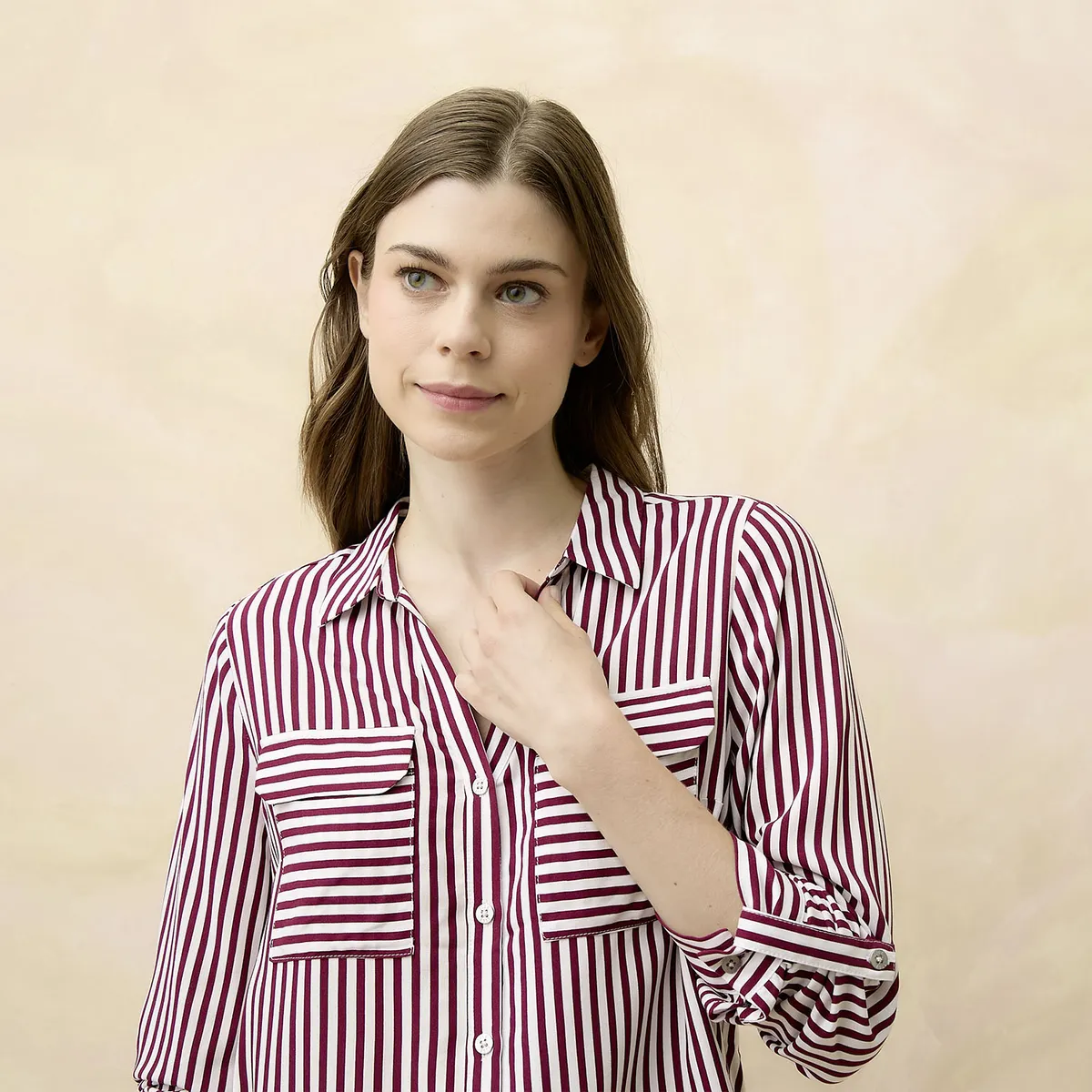 ELLE - Blusa Manga Larga Mujer Elle