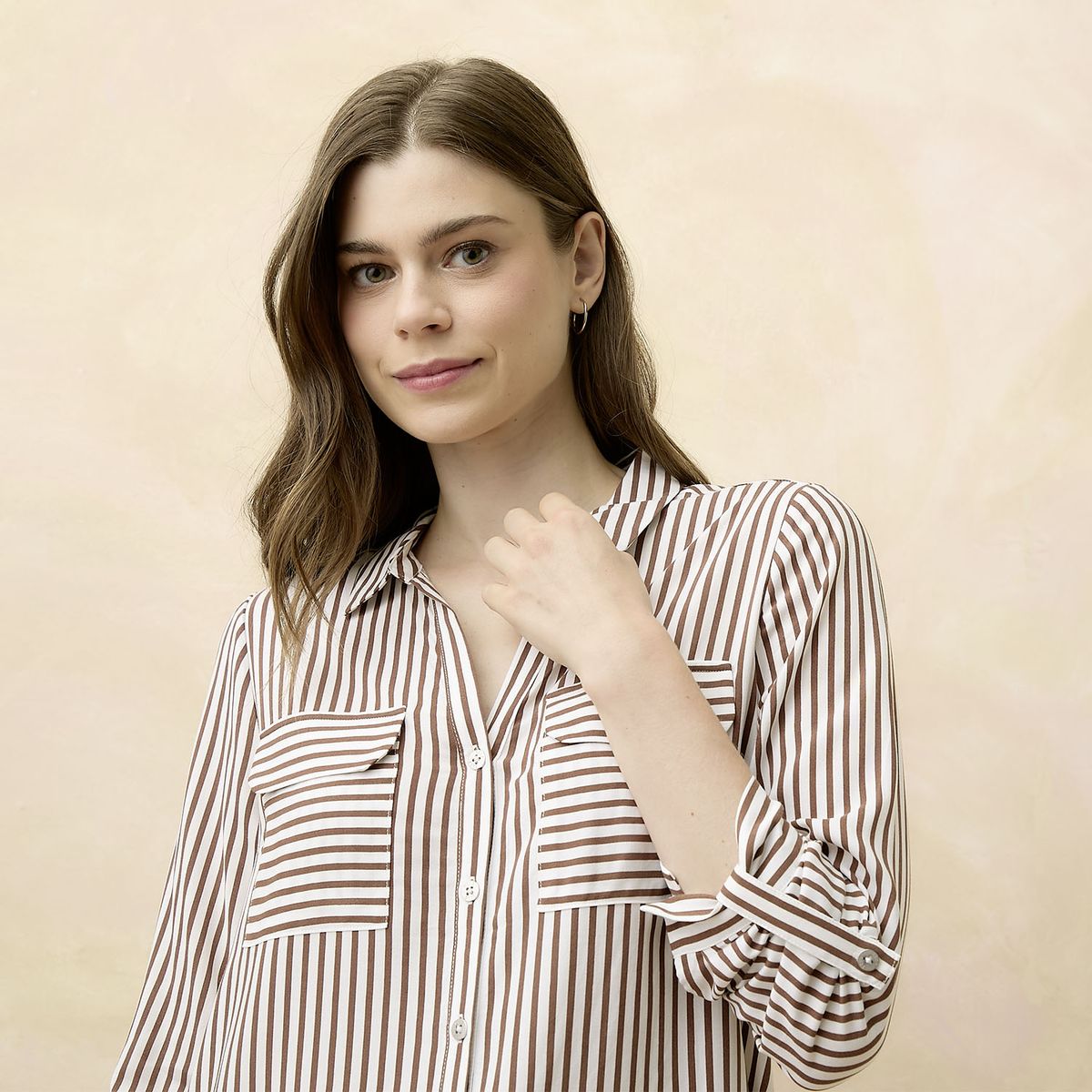 ELLE - Blusa Manga Larga Mujer Elle