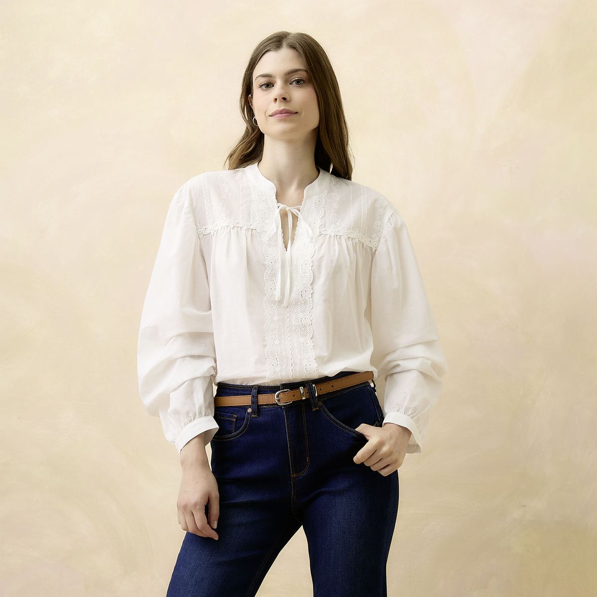 ELLE - Blusa Algodón Mujer Elle