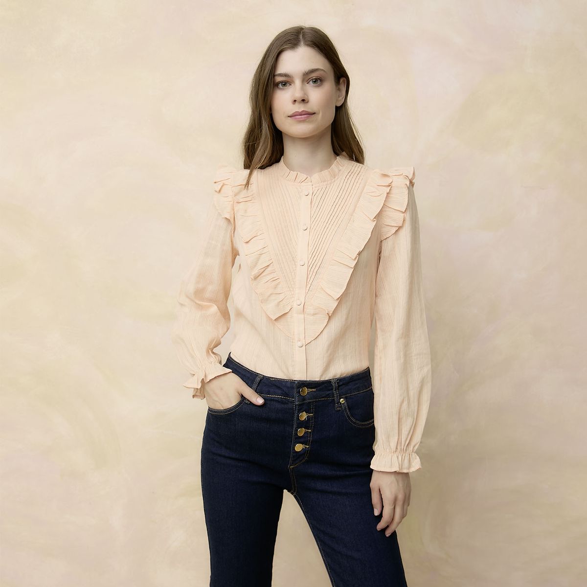 ELLE - Blusa Algodón Mujer Elle