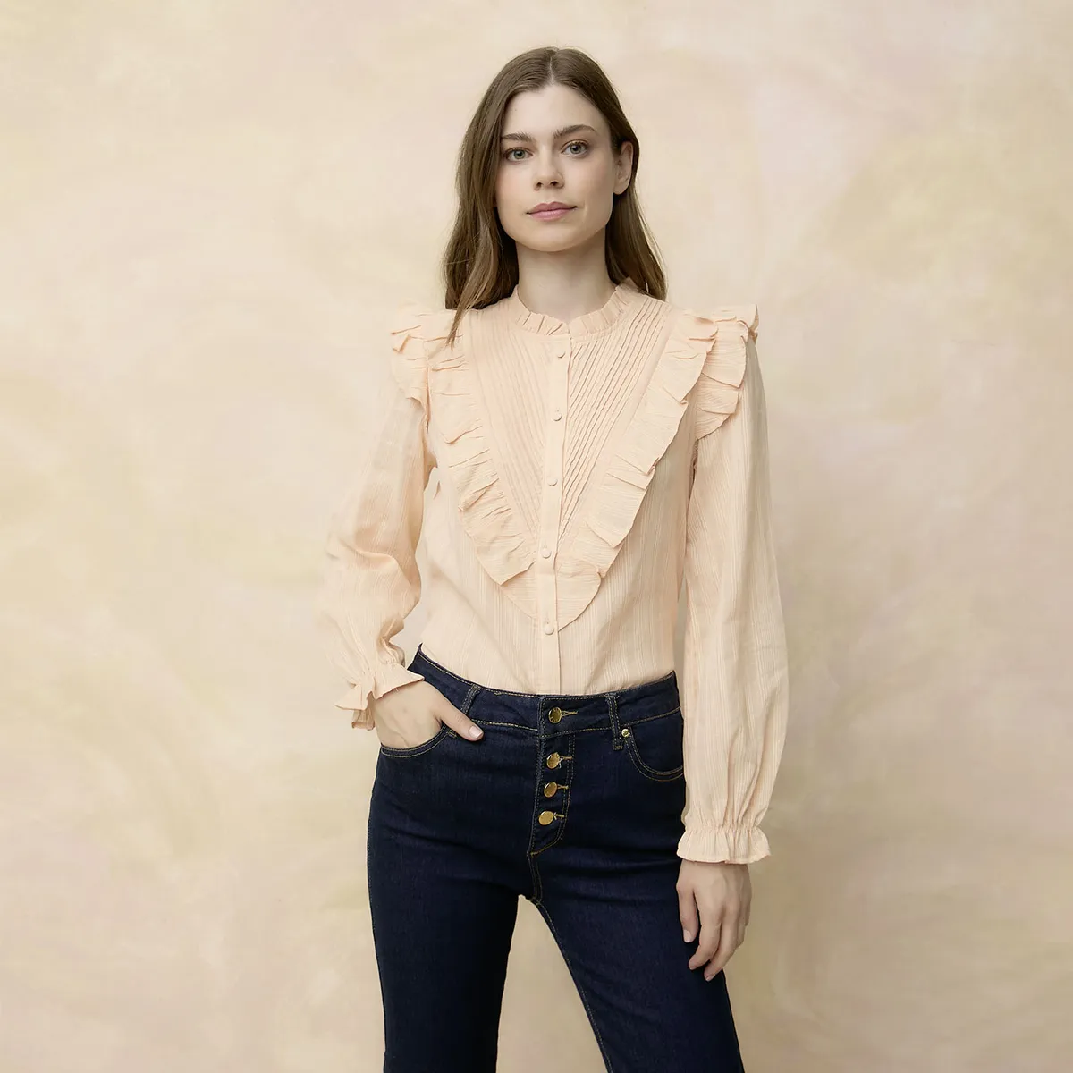 ELLE - Blusa Algodón Mujer Elle