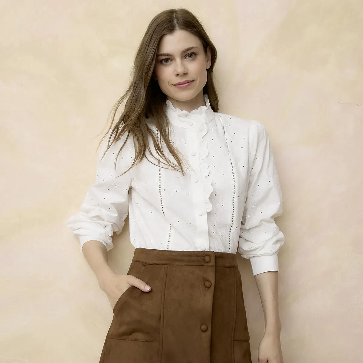 ELLE - Blusa Algodón Mujer Elle