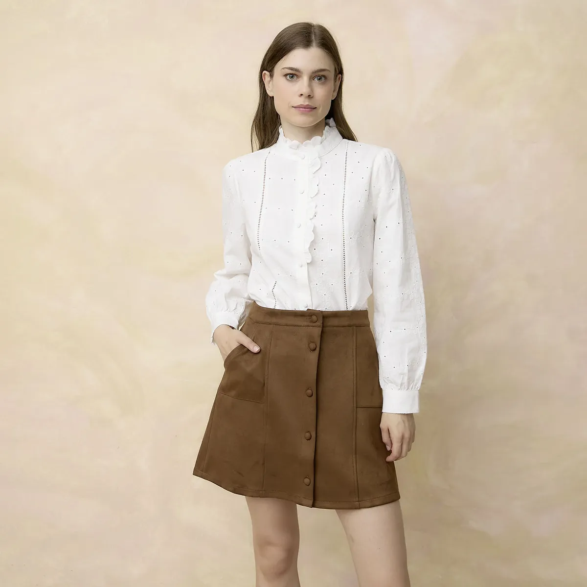 ELLE - Blusa Algodón Mujer Elle