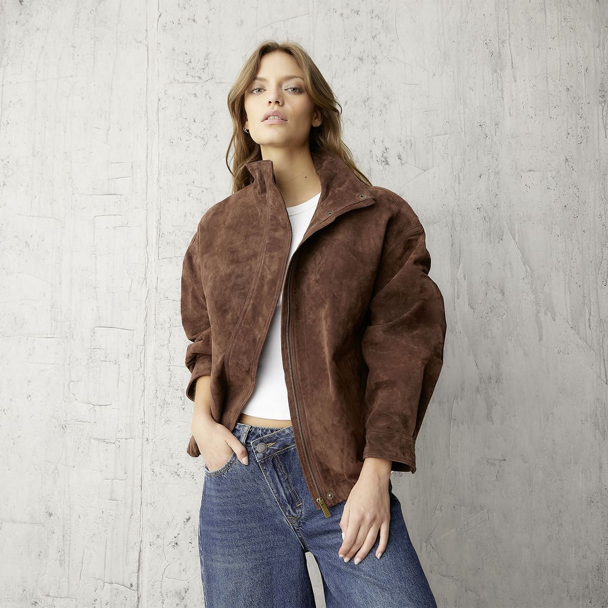 AMERICANINO - Chaqueta Mujer 100% Cuero Americanino