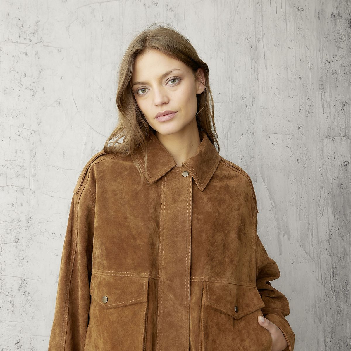 AMERICANINO - Chaqueta Mujer 100% Cuero Americanino