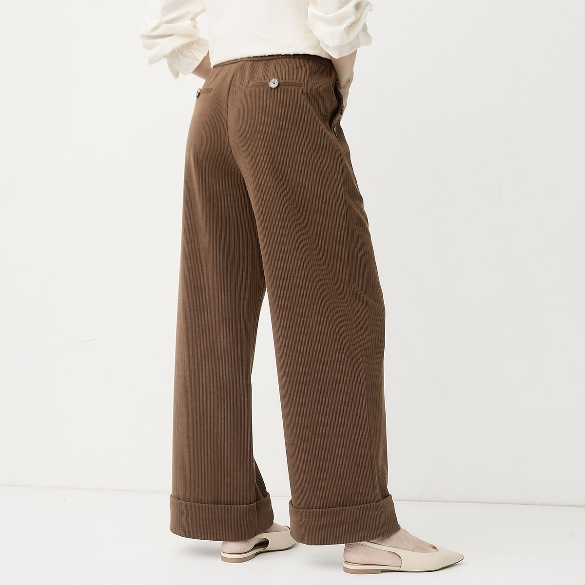 NEWPORT - Pantalón Tiro Medio Mujer Newport