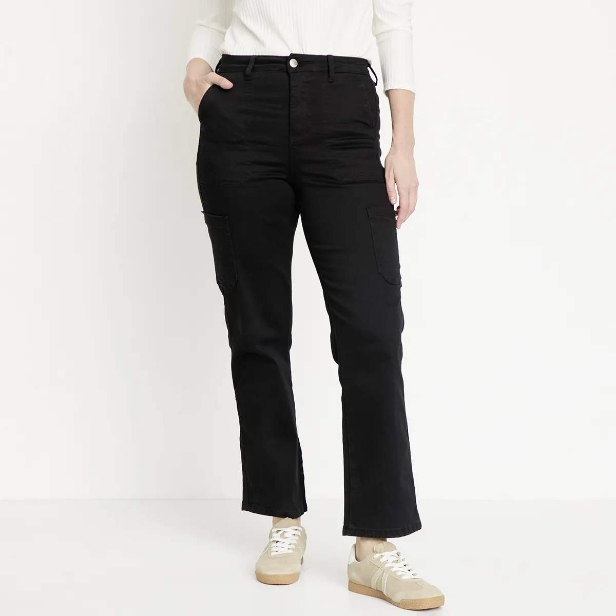 NEWPORT - Pantalón Tiro Medio Mujer Newport