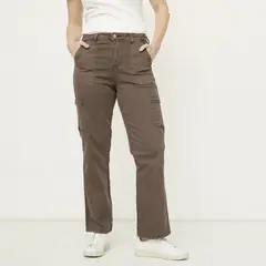 NEWPORT - Pantalón Tiro Medio Mujer
