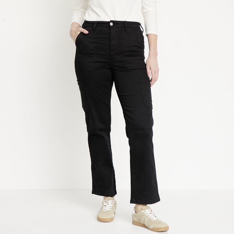 NEWPORT Pantalón Tiro Medio Mujer