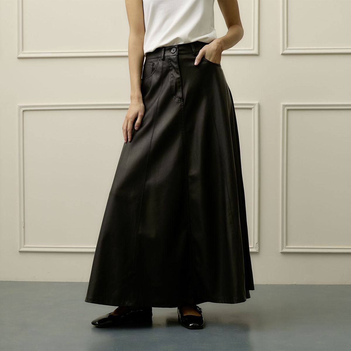 BASEMENT - Falda Maxi Mujer Basement