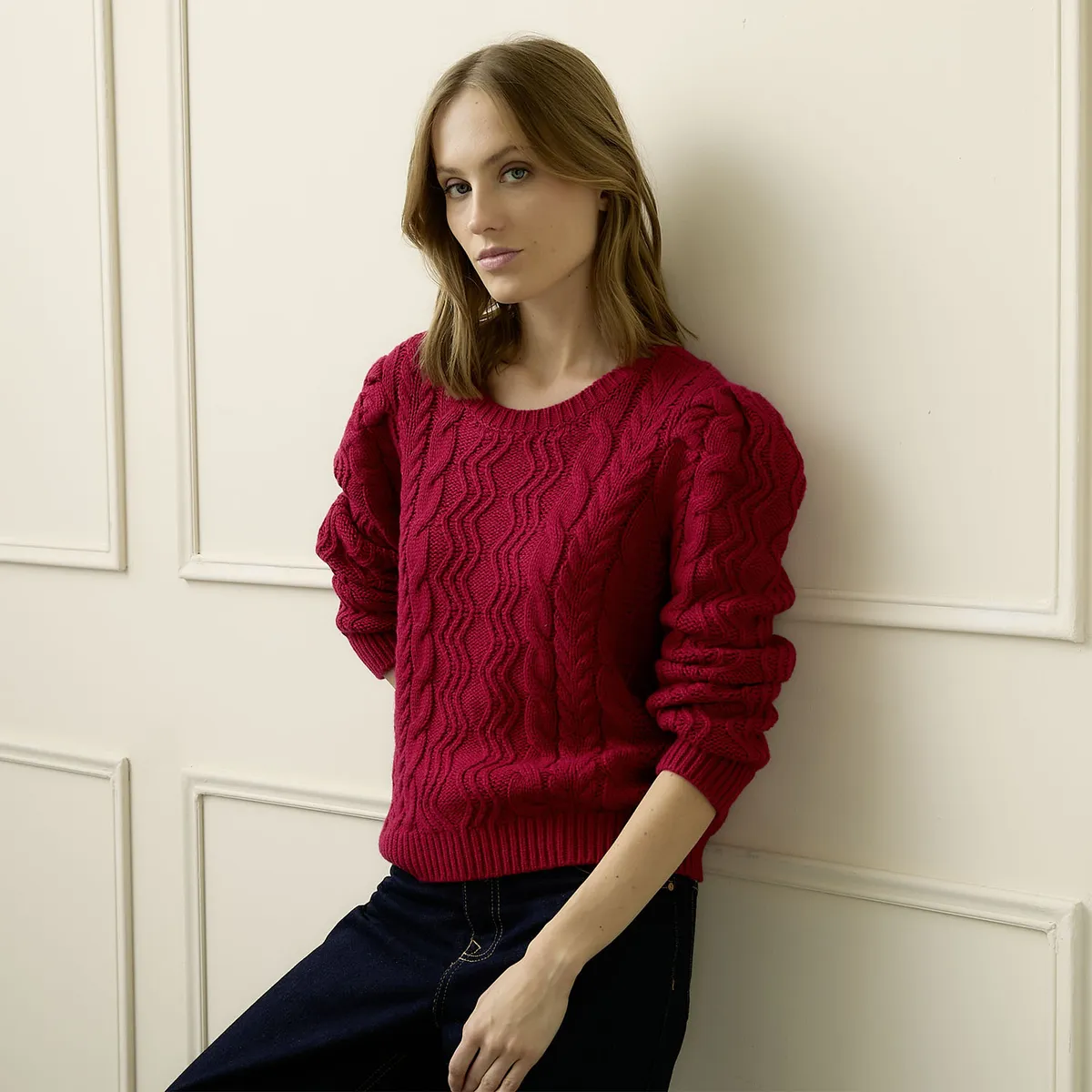 BASEMENT - Sweater con Lana Mujer Basement