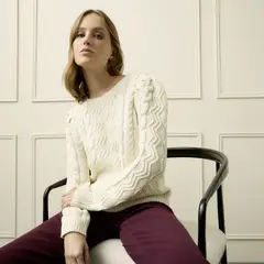 BASEMENT - Sweater con Lana Mujer Basement