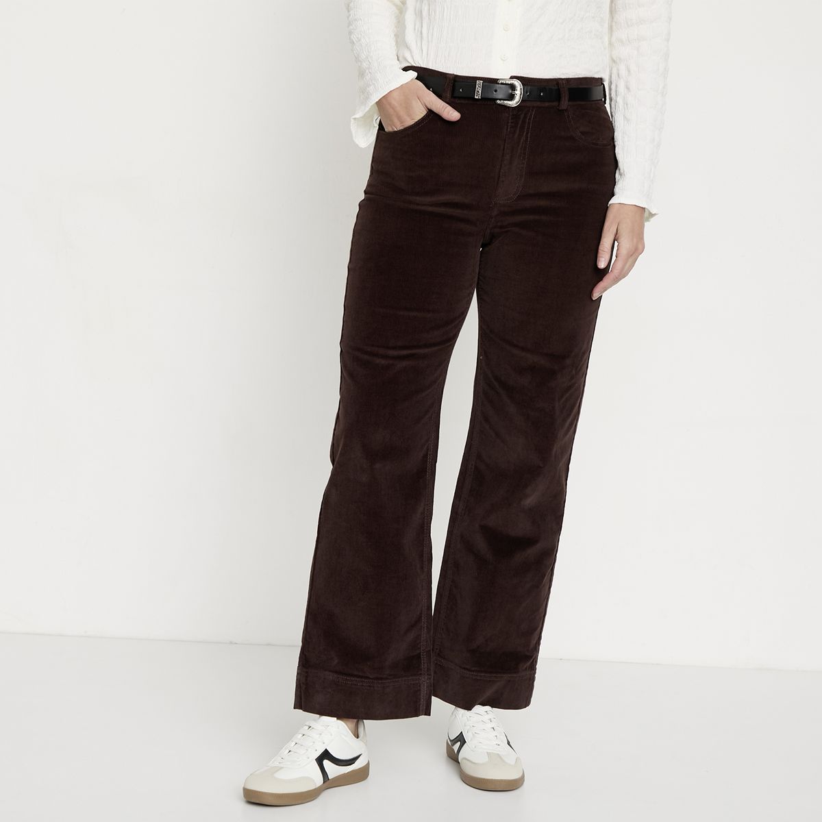 NEWPORT - Pantalón Tiro Medio Mujer Newport
